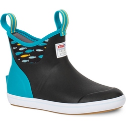 ANKLE DECK BOOT WMN BK/SS 9 (CO)